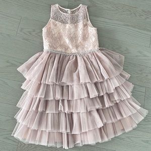 Girls Badgley Mischka dress 14